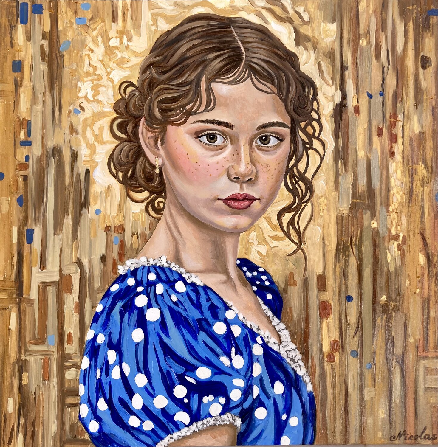 “Flame in the eyes. Flamenco “ Pintor Nicolas Originalgemälde zu verkaufen