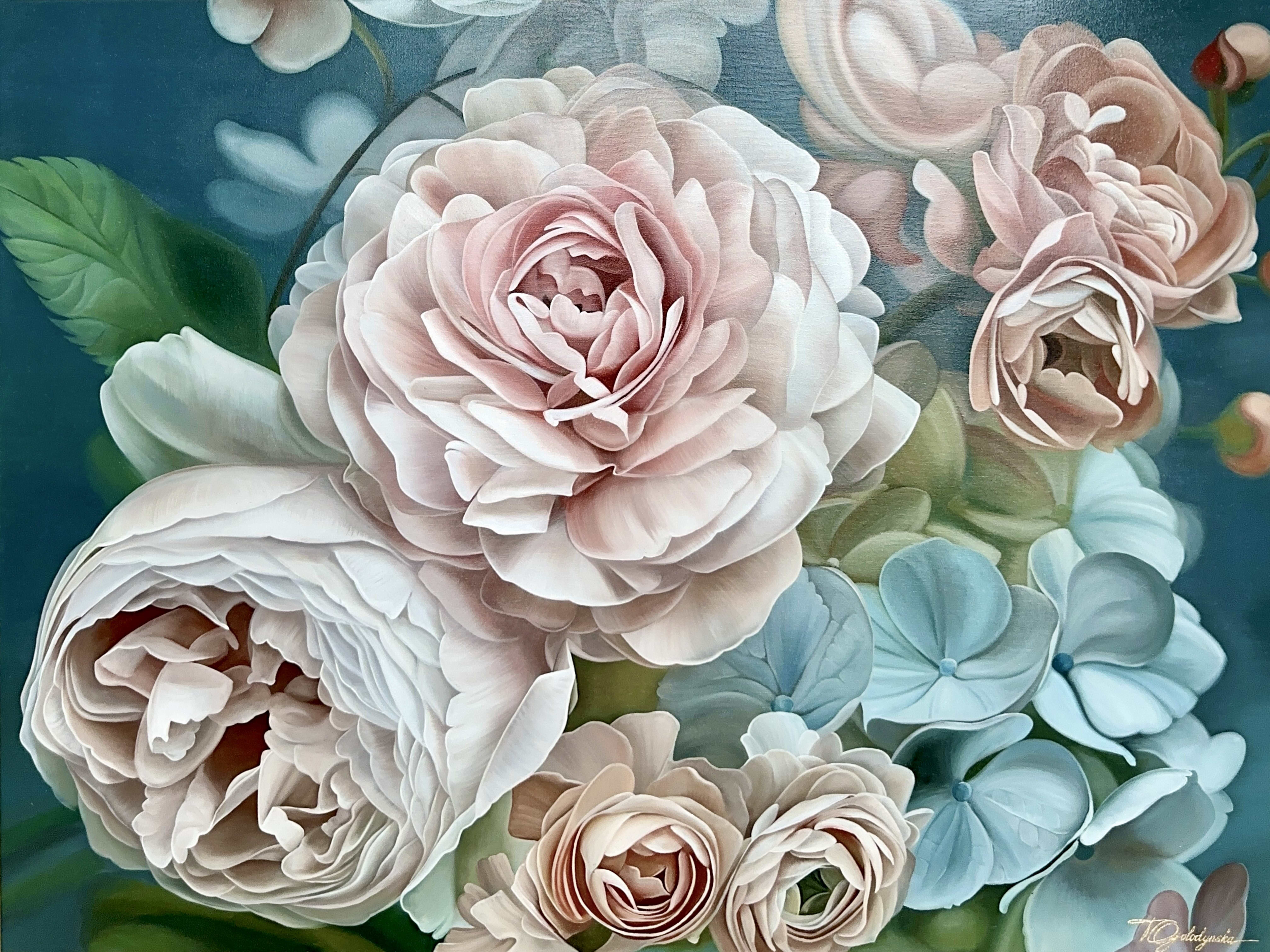 Inmersión en un campo de flores