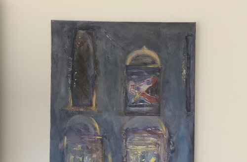 Venetian windows at night de Stephanie Boyce, Otros medios a la venta en Singulart