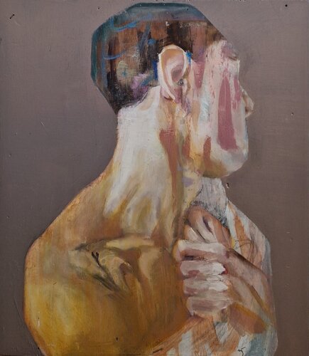 Portrait by Dick van Dijk, Painting for Sale on Singulart