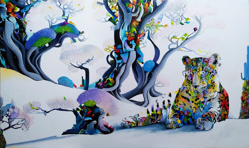 Artificial intelligence? by decolor feroz, Painting for Sale on Singulart