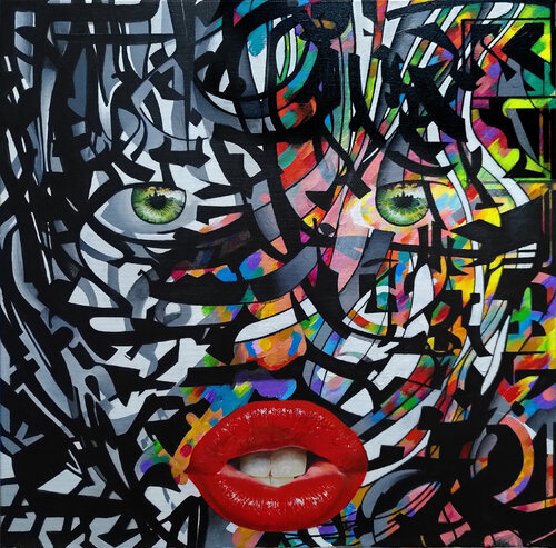 Instructions for a sexist. by decolor feroz, Painting for Sale on Singulart