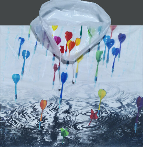 Overflow van decolor feroz, Schilderij te koop op Singulart