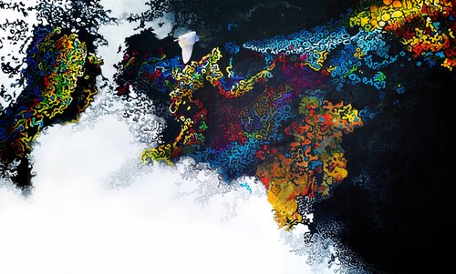 Breath of dawn. van decolor feroz, Schilderij te koop op Singulart