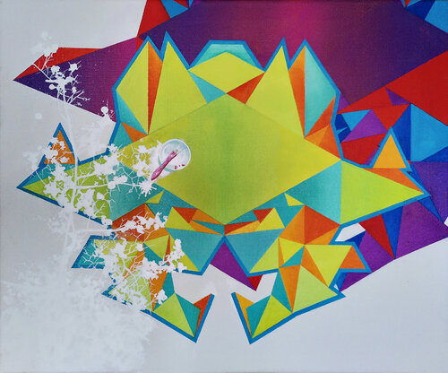 Overflow. van decolor feroz, Schilderij te koop op Singulart