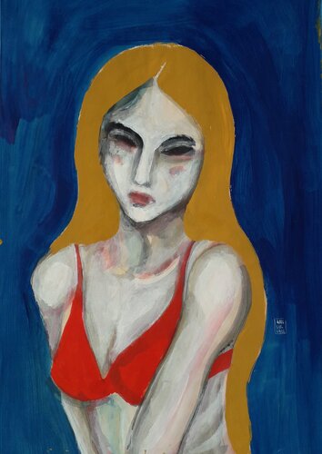 Girl #4 van Anguilla Ink, Schilderij te koop op Singulart