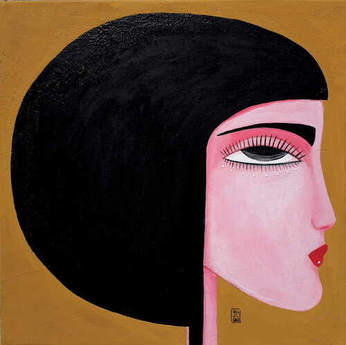 Mirror#1 von Anguilla Ink, Malerei kaufen auf Singulart