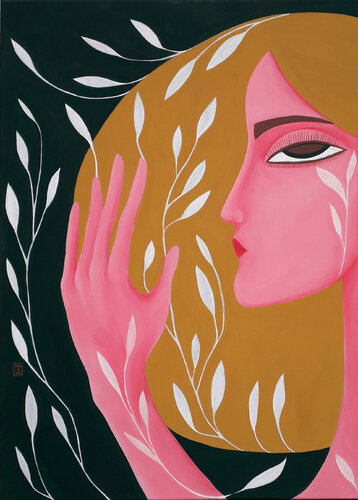 La preghiera di Dafne (Daphne's prayer) van Anguilla Ink, Schilderij te koop op Singulart