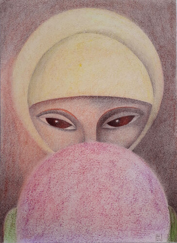 Pink Sugar III van Anguilla Ink, Schilderij te koop op Singulart