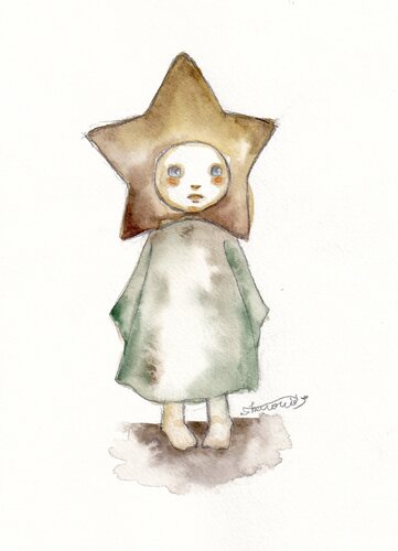 A Star Child by Keiko Suzuki Möller, 회화 for Sale on Singulart