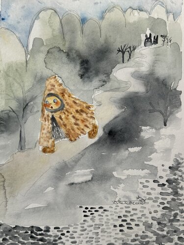 YUKINKO before the storm by Keiko Suzuki Möller, Painting for Sale on Singulart