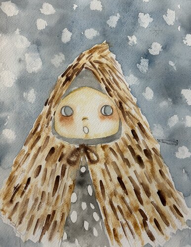 One YUKINKO van Keiko Suzuki Möller, Schilderij te koop op Singulart