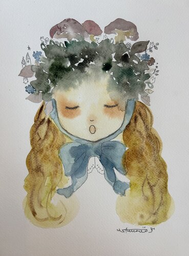 Autumn Story di Keiko Suzuki Möller, Pittura in vendita su Singulart