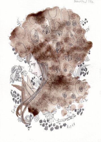 Beautiful Life by Keiko Suzuki Möller, 회화 for Sale on Singulart