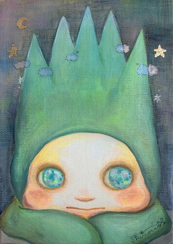 I Miss You - MORI MORI series - von Keiko Suzuki Möller, Malerei kaufen auf Singulart