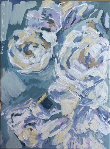 Rosas pastel von ISABEL ARANEDA, Malerei kaufen auf Singulart