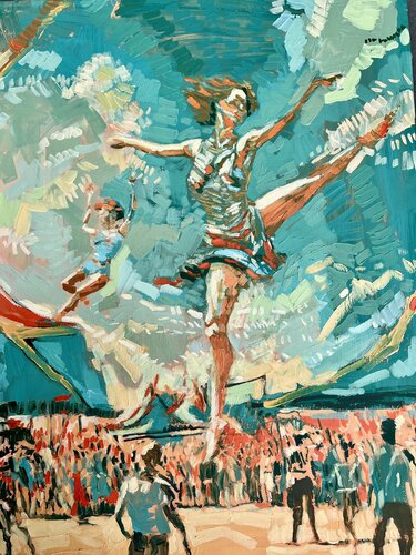 El vuelo del Alma von ISABEL ARANEDA, Malerei kaufen auf Singulart