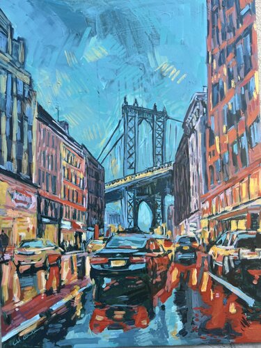 Reflejos de Brooklyn von ISABEL ARANEDA, Malerei kaufen auf Singulart