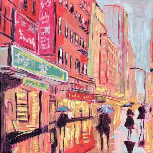 Reflejos de Brooklyn van ISABEL ARANEDA, Schilderij te koop op Singulart
