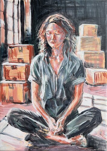 Lo que no dije van ISABEL ARANEDA, Schilderij te koop op Singulart