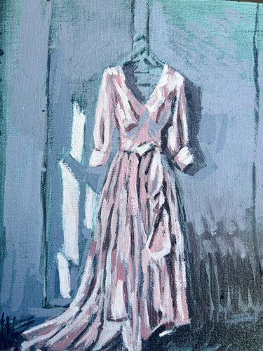 Dress on the Door van ISABEL ARANEDA, Schilderij te koop op Singulart