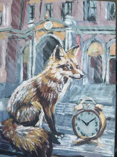 The Fox’s Time van ISABEL ARANEDA, Schilderij te koop op Singulart