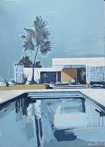 The Quiet Facade van ISABEL ARANEDA, Schilderij te koop op Singulart