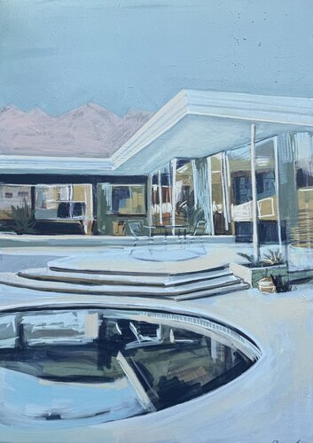 The Quiet Facade van ISABEL ARANEDA, Schilderij te koop op Singulart