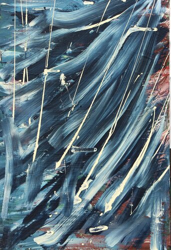 Meteorit van Barbora Buresova, Schilderij te koop op Singulart