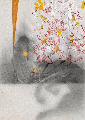 Deeply Human van Rodrigo Silva, Werk op papier te koop op Singulart