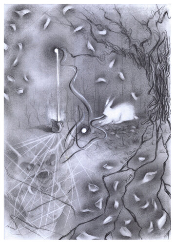 Exorc by Rodrigo Silva, Drawing for Sale on Singulart