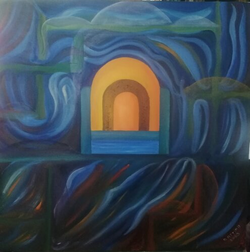 Porte van Attika Boubezari, Schilderij te koop op Singulart