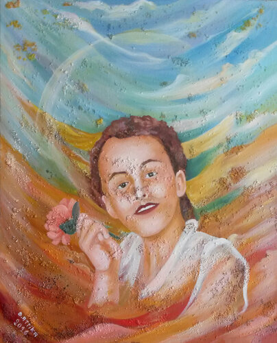 Réflexion van Attika Boubezari, Schilderij te koop op Singulart