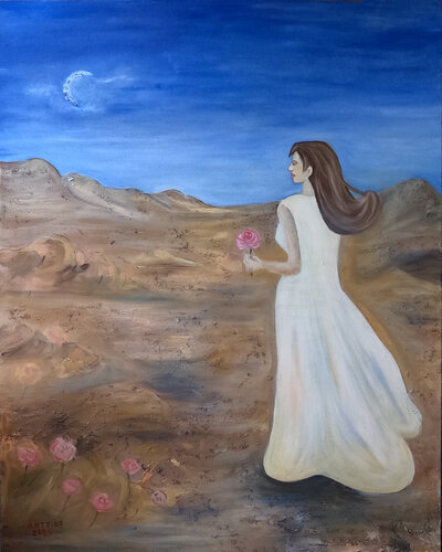 Le silence du printemps di Attika Boubezari, Pittura in vendita su Singulart