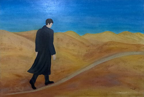 La marche de la transmission by Attika Boubezari, 絵画 for Sale on Singulart