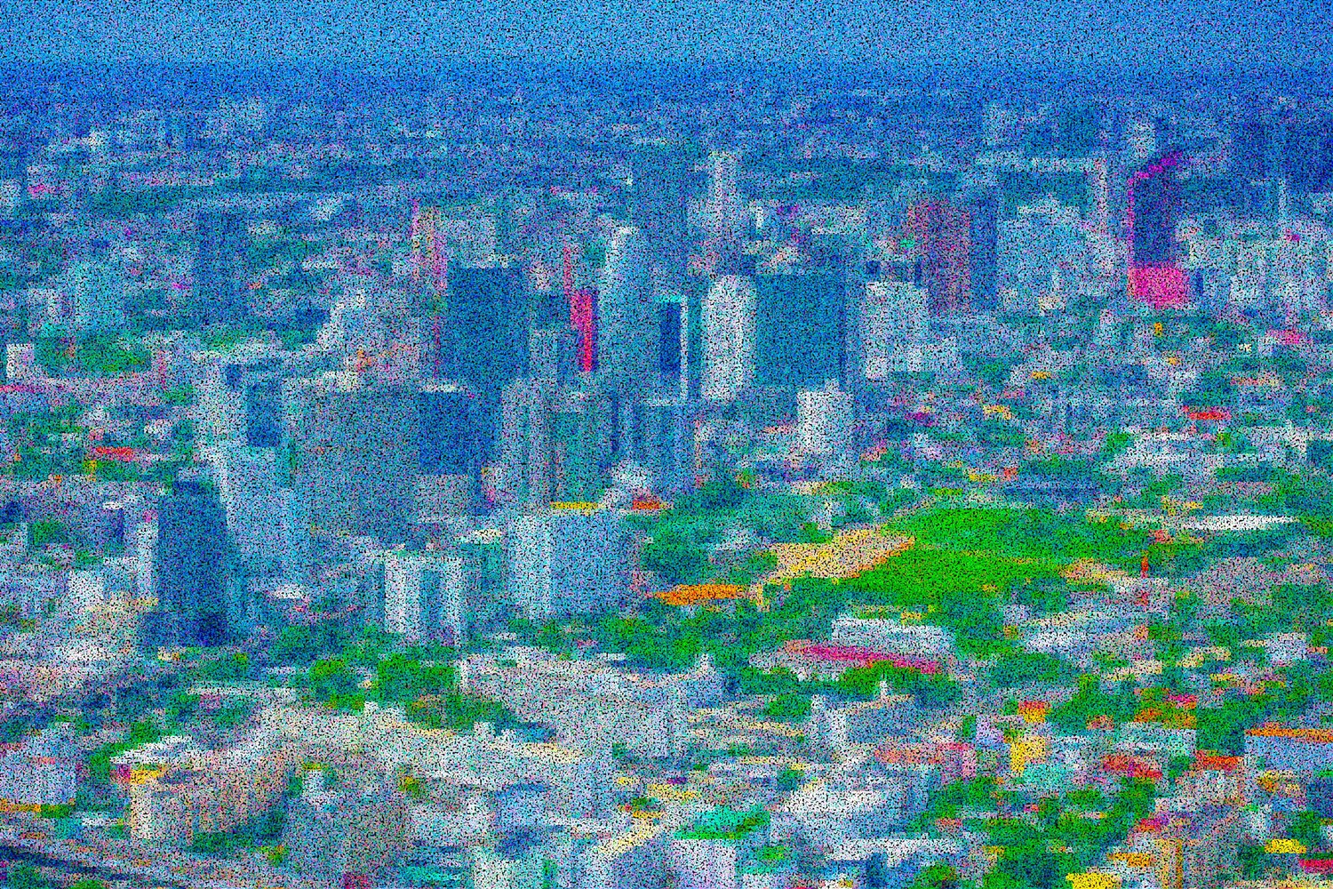 Bangkok viewed from Baiyoke Observation Deck, no. 81a (2024) Kambani Ramano Fotografie zu verkaufen