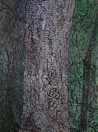 Enjoying the woods van Tony Trigg, Schilderij te koop op Singulart