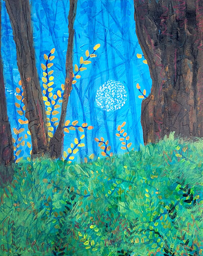 Nature and imagination van Tony Trigg, Schilderij te koop op Singulart