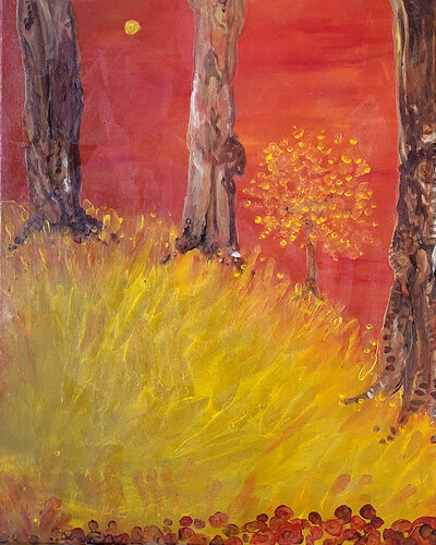 Nature walk 1 van Tony Trigg, Schilderij te koop op Singulart