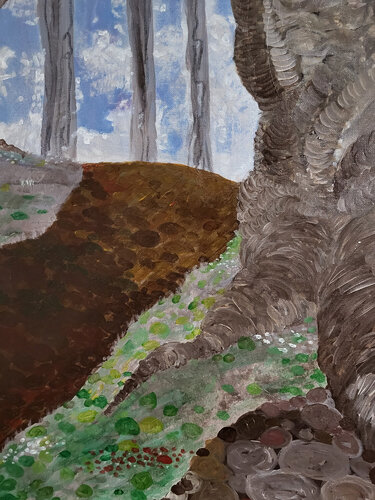 That big tree von Tony Trigg, Malerei kaufen auf Singulart