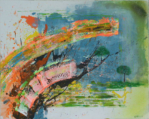 Bäume par Othilia Middendorf, Peinture en vente sur Singulart