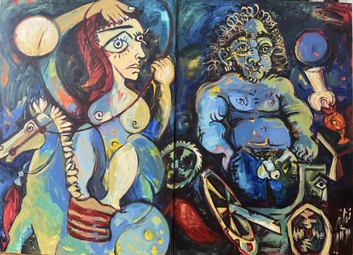 WOMAN LIFE EREEDOM de Farzaneh Ravesh, Pintura a la venta en Singulart