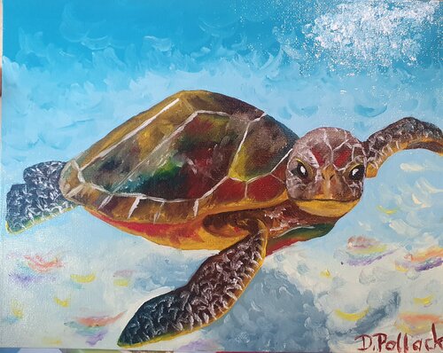 Regenbogenschildie de Denise Pollack, Pintura a la venta en Singulart