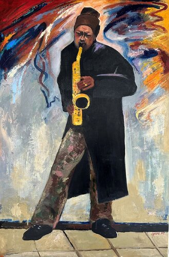 New York Subway Jazz von Lynne Meneses, Malerei kaufen auf Singulart