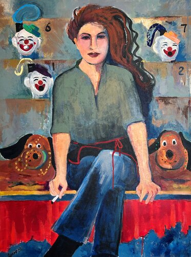Carnival Worker von Lynne Meneses, Malerei kaufen auf Singulart