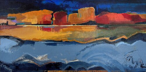 Tranquil Reflections di Lynne Meneses, Pittura in vendita su Singulart