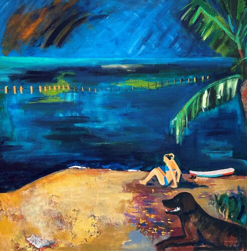 Shoreline Serenity von Lynne Meneses, Malerei kaufen auf Singulart