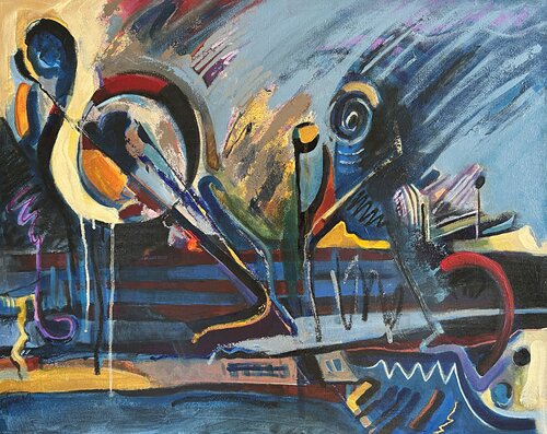 Composed in Color von Lynne Meneses, Malerei kaufen auf Singulart