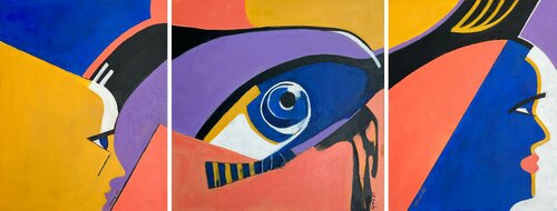 Beauty is in the Eye of the Beholder di Lynne Meneses, Pittura in vendita su Singulart