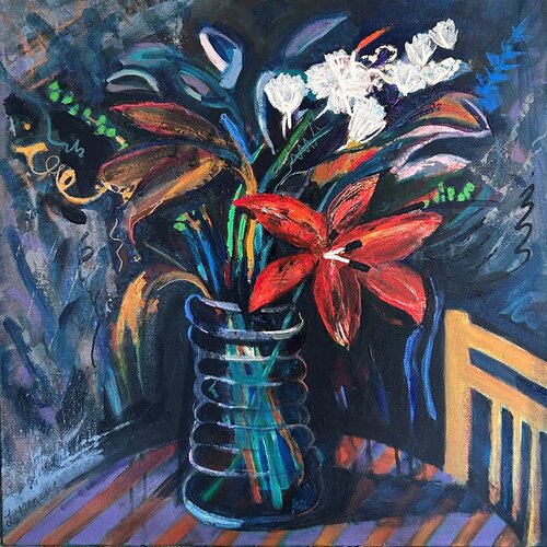 Still Life, Still Wild von Lynne Meneses, Malerei kaufen auf Singulart